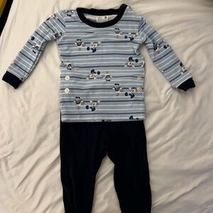 Toddler Mickey Mouse Pajamas Uniqlo 12-18 months